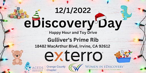 eDiscovery Day Happy Hour & Toy Drive