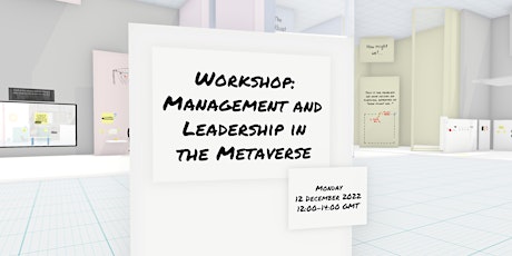 Workshop: Management and Leadership in the Metaverse