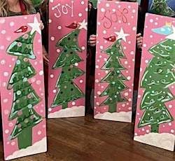 Whimsical Christmas Tree Canvas