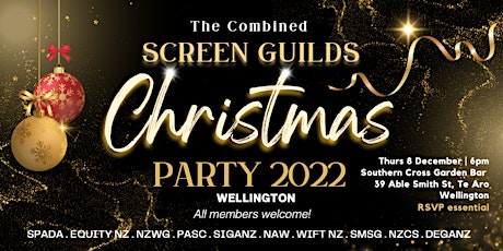 Hauptbild für Combined Screen Guilds Christmas Party - WELLINGTON