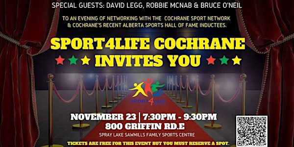 An evening with Cochrane's 2022 Alberta Sport Hall of Fame Inductees