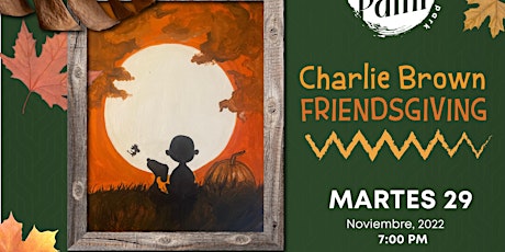 Ready, sip, paint! Charlie Brown Friendsgiving  primärbild