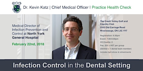 Infection Control in the Dental Setting with Dr. Kevin Katz primary image