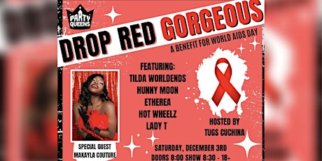 Drop Red Gorgeous: A drag benefit for World AIDS Day