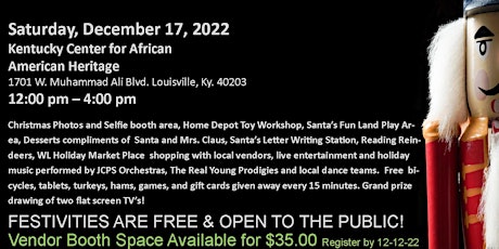 West Louisville Holiday Festival 2022 - Free Admission