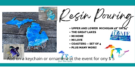 Resin Pour in Frankenmuth January 26th