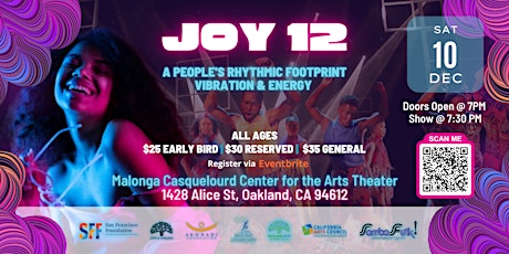 Joy 12: A People’s Rhythmic Footprint Vibration & Energy