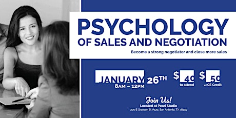 REALTOR® Academy Presents Psychology of Sales and Negotiation primary image