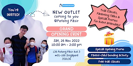 Grand Opening @ BlueTree Potong Pasir primary image
