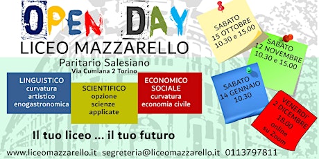 Immagine principale di Open day online Liceo Mazzarello Torino 