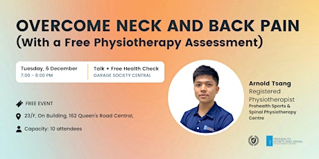 Overcome Neck and Back Pain (Free Physio Assessment)