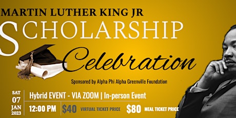 2023 Martin Luther King, Jr. Scholarship Celebration primary image
