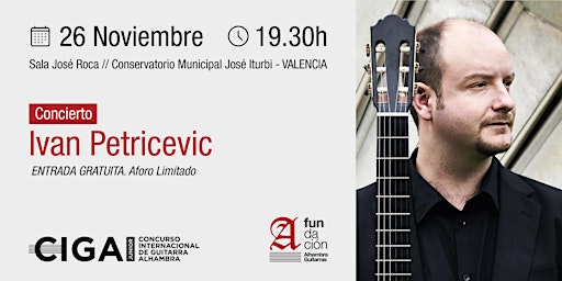 Concierto de Guitarra IVAN PETRICEVIC - VALENCIA