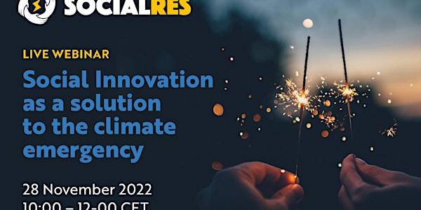 Social Innovation as a solution to the climate emergency