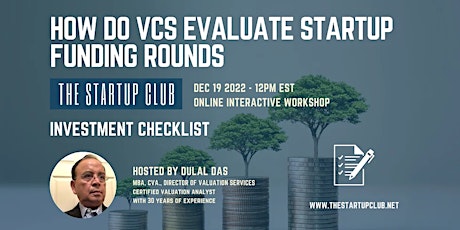 How do VCs evaluate Startup Funding Rounds