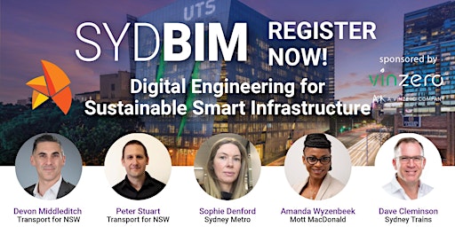 SydBIM - 30 Nov - Digital Engineering for Sustainable Smart Infrastructure