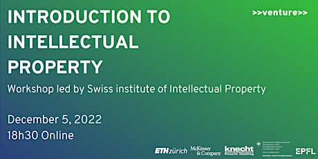 >>venture>> Introduction to Intellectual Property ONLINE 2023 - December