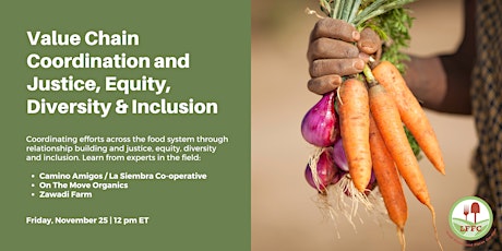 Hauptbild für Value Chain Coordination and Justice, Equity, Diversity & Inclusion