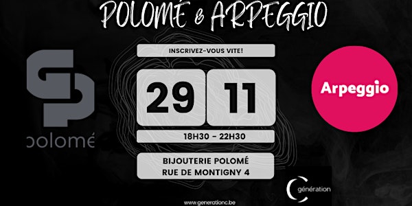Présentation de la Bijouterie Polomé & Arpeggio  avec Génération C