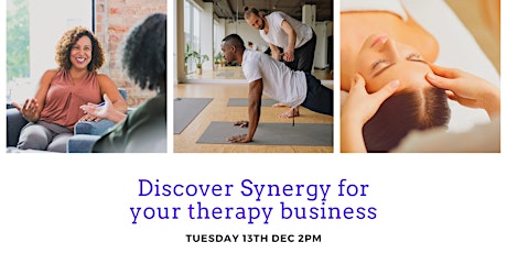 Discover Synergy Worldwide - the ideal partner for your therapy business primary image