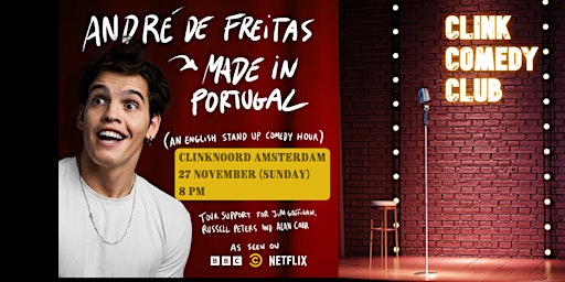 STANDUP COMEDY  SPECIAL  IN ENGLISH - MADE IN PORTUGAL