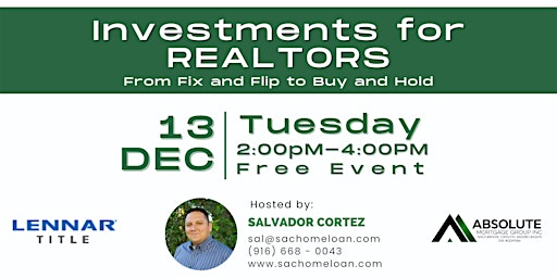 Investments for REALTORS
