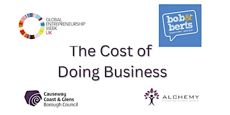The Cost of Doing Business with guest speaker Colin McClean (Bob & Berts) primary image