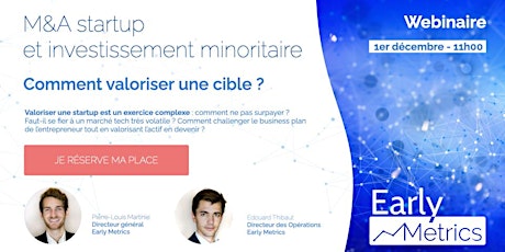 Image principale de M&A startup et investissement minoritaire : comment valoriser une cible?