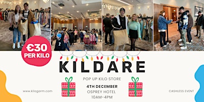 Kildare Pop Up Kilo Store Up 4th December