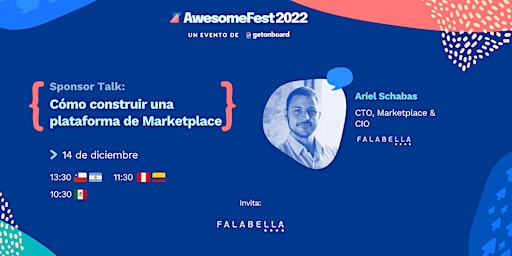Cómo construir una plataforma de Marketplace by Falabella | AWF 2022