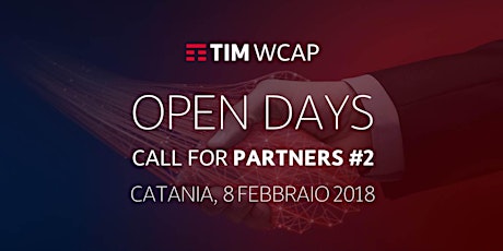 Immagine principale di Call for Partners #2 TIM WCAP Open Day 