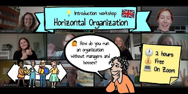 Intro workshop Horizontal Organization (online) (kennismakingsworkshop)