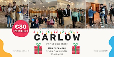 Carlow Pop Up Kilo Store Up 11th December