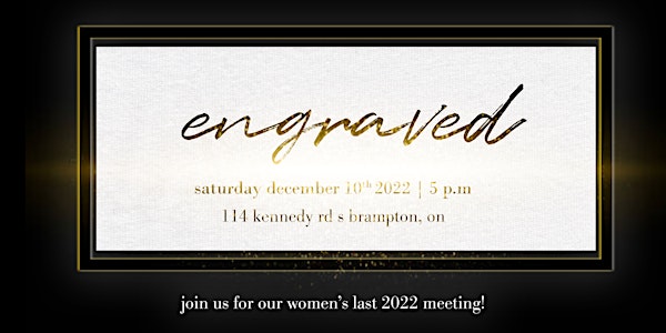 Engraved | Women's Meeting