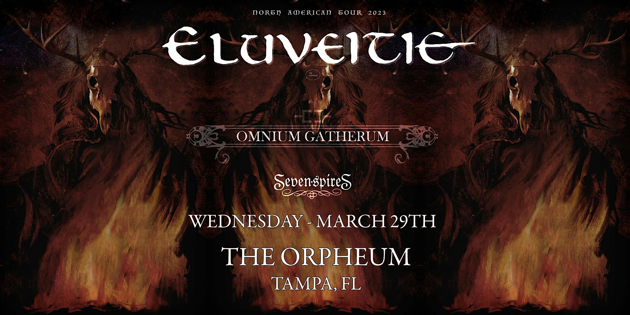Eluveitie, Omnium Gatherum, and Seven Spires in Tampa at the Orpheum