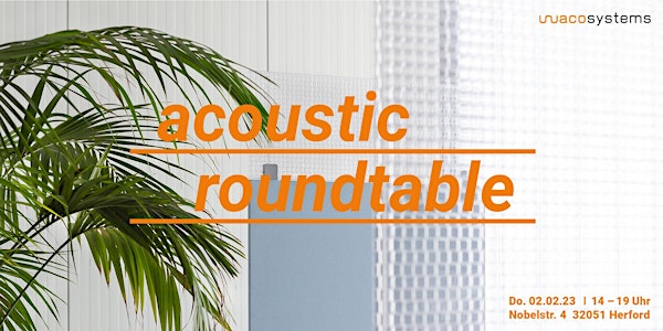 acoustic roundtable  - Design moderner und lichtoffener Raumakustik