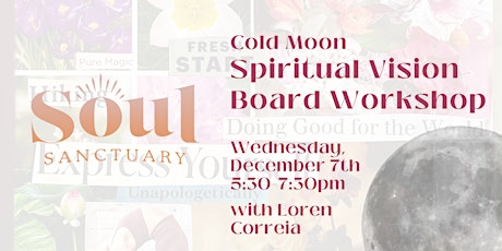Cold Moon Spiritual Vison Board Workshop