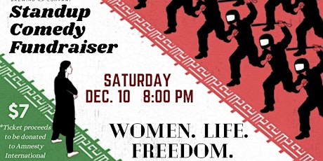 Stand-Up Comedy Fundraiser for Human Rights Protests in Iran