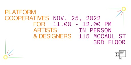 Platform Cooperatives for Artists & Designers primary image