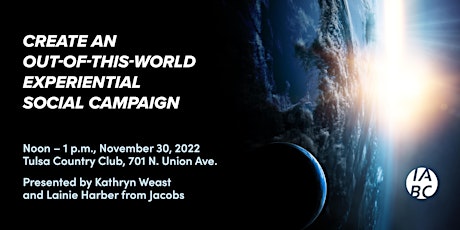 Imagen principal de Create an Out-of-this-World Experiential Social Campaign
