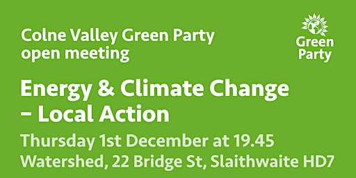 Energy & Climate Change - Local Action