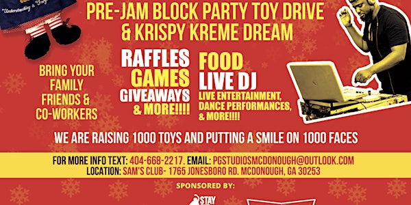 Toys For Tots Pre-Jam Block Party