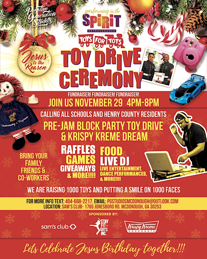 Toys For Tots Pre-Jam Block Party image