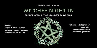 WITCHES NIGHT IN - THE ULTIMATE FAIRYTALE & MYSTIC EXPO! - $50 TATTOO'S*