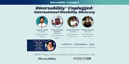 Diversability® Unplugged: International Disability Advocacy