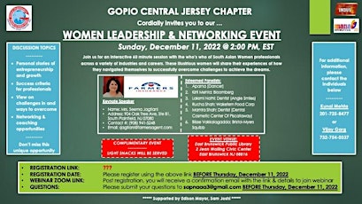 Women Leadership & Networking Event