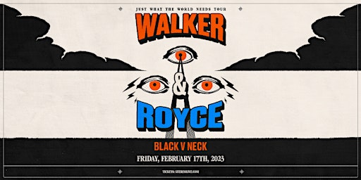 WALKER & ROYCE + BLACK V NECK - Stereo Live Dallas