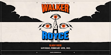 WALKER & ROYCE + BLACK V NECK - Stereo Live Houston
