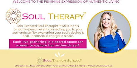 Soul Therapy™ Introduction ~ Awakening Your Authentic Self, Stockholm primary image