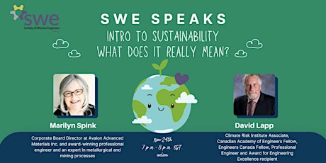 SWE Speaks: Intro to Sustainability – What does it really mean?